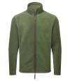 PR823 Premier Artisan Fleece Jacket Moss Green / Brown colour image